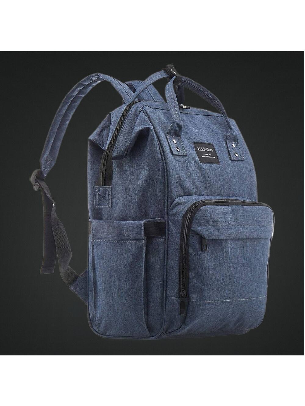 New Large Capacity Blue Insulated Diaper Bag Backpack